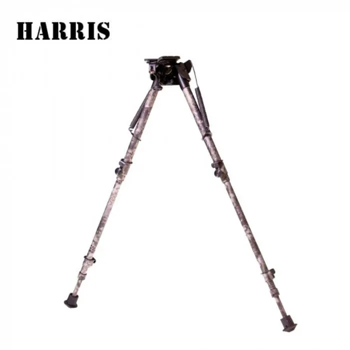 HARRIS 25C SWIVEL CAMO BIPOD 13 1/2 - 27 INCHES