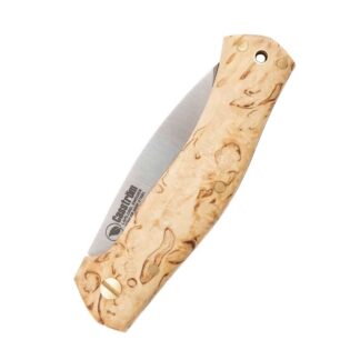 Casström Lars Fält Slip Joint Folding Knife – Curly Birch